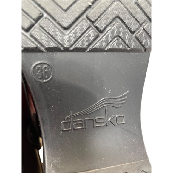 Dansko womans Burgundy Leather Mary Jane Clogs Nursing shoes Size 36/5.5-6 SKU 9 - Picture 6 of 16